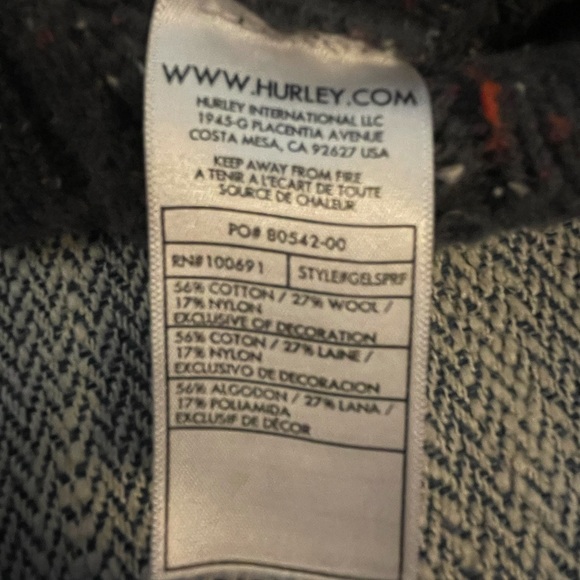 Hurley Gray/Blue Speckled Cozy Sweater - Picture 7 of 13